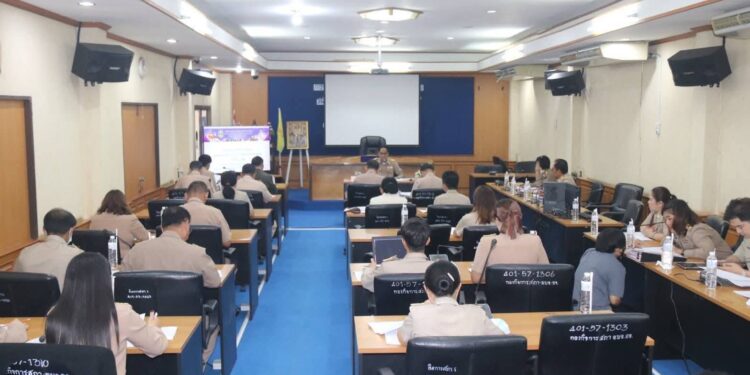 อำนาจเจริญ อบจ.ประชุมคณะทำงานเพื่อขับเคลื่อนนโยบายของนายกองค์การบริหารส่วนจังหวัดอำนาจเจริญ ครั้งที่ 2/2568