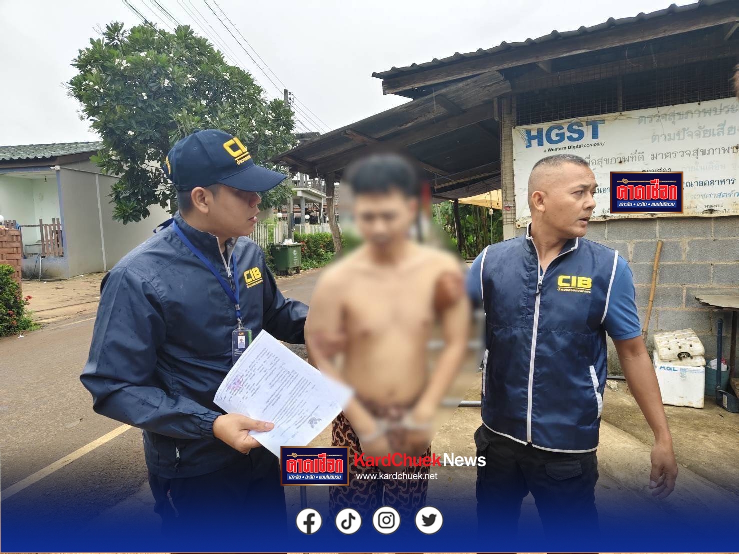 รวบ “นัท ท่าขี้เหล็ก” มือดิวยาเสพติดข้ามประเทศ ค่าหัว 1 แสนบาท กบดานตะเข็บชายแดน ก่อนชะล่าใจกลับเข้าไทย