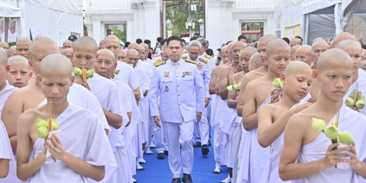 พม.-วัดเบญฯ-มูลนิธิเผยแพร่พระพุทธศาสนาฯ จัดพิธีบรรพชาอุปสมบทราษฎรบนพื้นที่สูง 2568 ถวายพระราชกุศล สร้าง “นักพัฒนาในผ้าเหลือง” ยกระดับคุณภาพชีวิตในถิ่นกันดาร