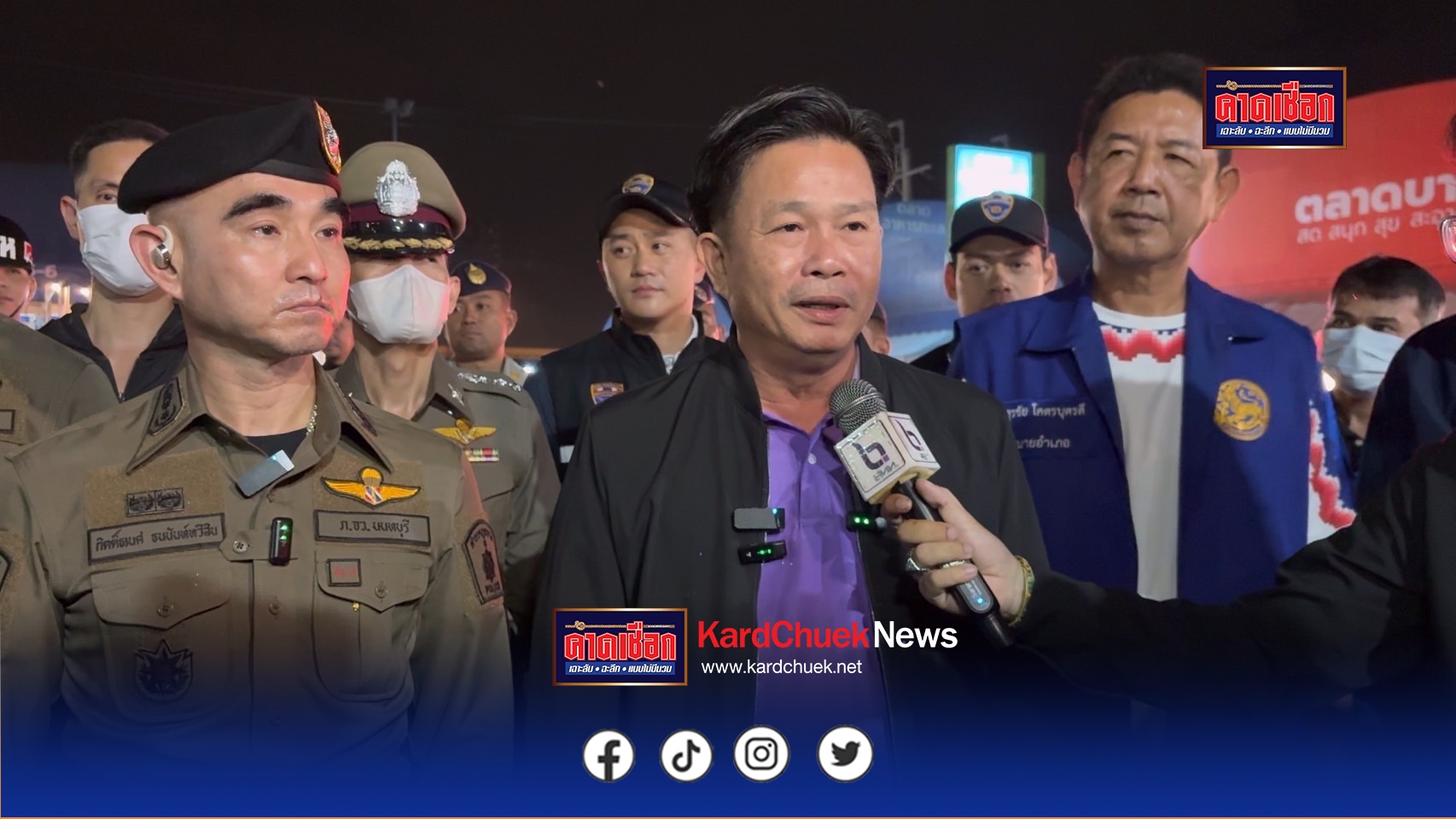 นนทบุรี ผู้ว่าฯ นนท์นำปล่อยแถว เปิดปฏิบัติการกวาดล้างแรงงานต่างด้าวตลาดบางใหญ่ ตรวจ 400 ราย พบผิดเพียง 4 เดินหน้าปราบต่อเนื่อง