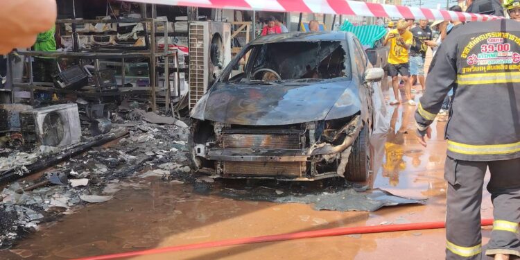 ไฟไหม้ร้านทำเครื่องเสียงรถยนต์ เหตุจากพัดลมระบายอากาศลุกไหม้ลุกลาม พร้อมมีรถยนต์เก๋งส่วนบุคคล จำนวน 1 คัน ถูกไฟไหม้ มูลค่าความเสียหายมากกว่า 1 ล้านบาท ไม่มีผู้ได้รับบาดเจ็บหรือเสียชีวิต
