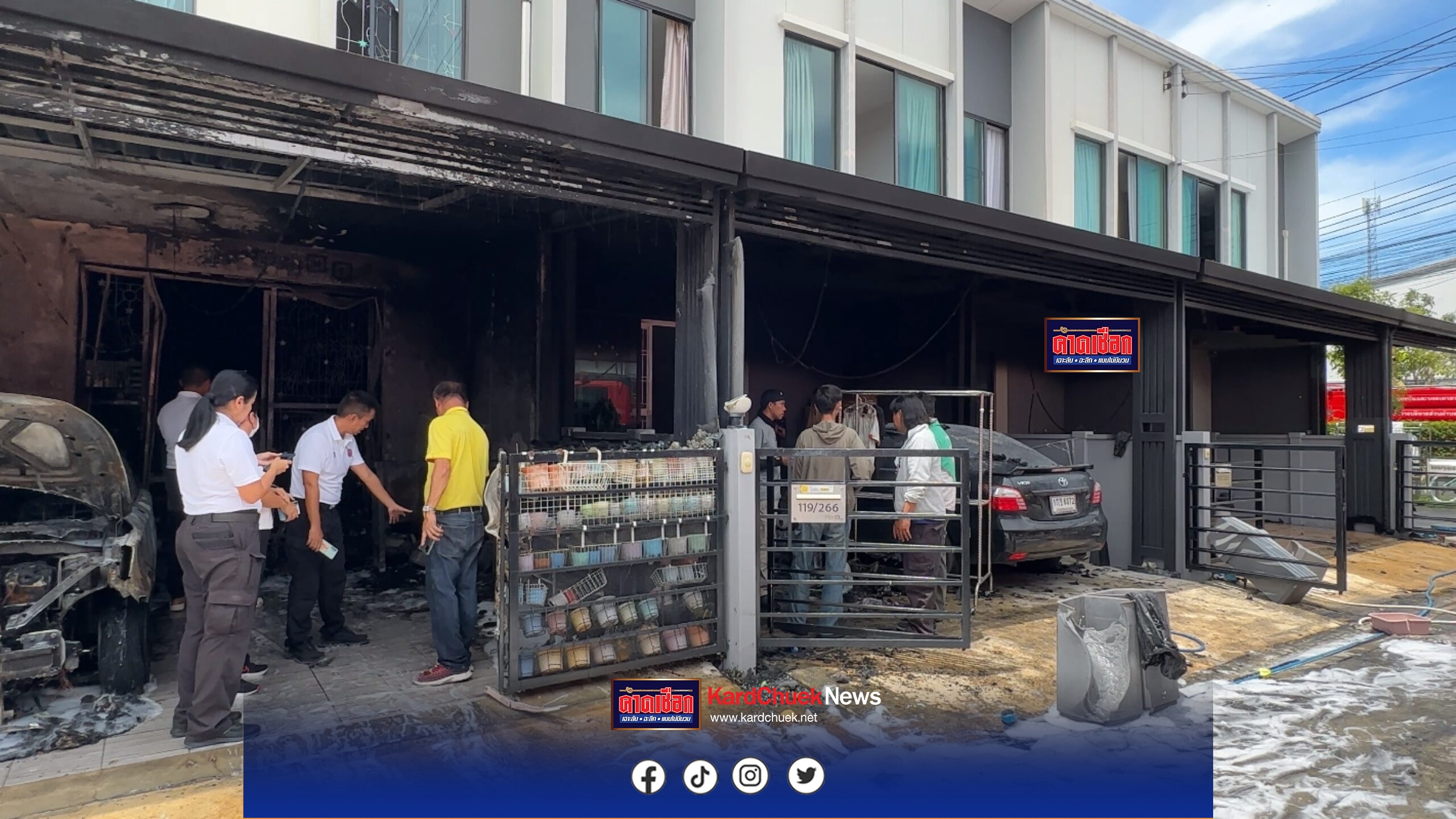 นนทบุรี คลิป สลด เจ้าของบ้านร่ำไห้แทบขาดใจ ขอโทษแมวหลังเพลิงไหม้บ้านทำแมวตาย