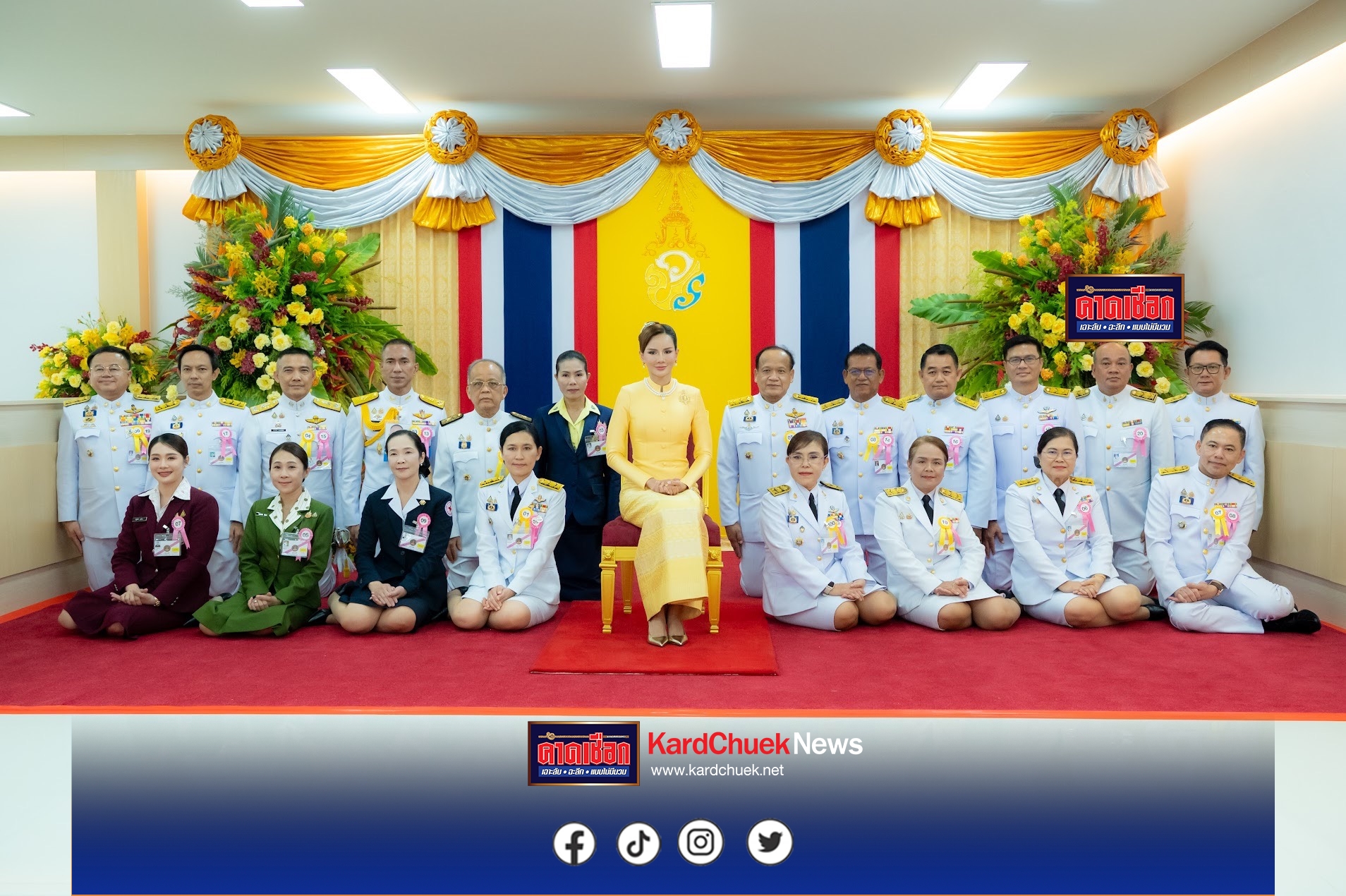 พลตรีหญิง คุณหญิง ปภัสสร วัชรหทัยพัทธ์ เป็นผู้แทนพระองค์ไปในพิธียกช่อฟ้าพระวิหารพระพุทธเมตตาประทานพร และเปิดอาคารศูนย์ไตเทียม วัดไผ่ล้อม พระอารามหลวง จังหวัดนครปฐม