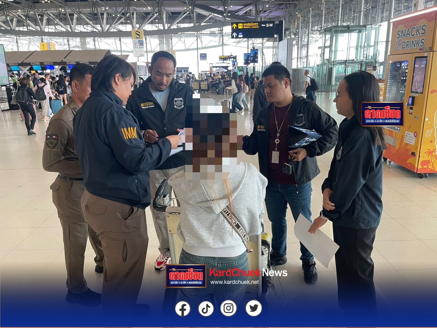 DSI จับกุมหัวโจก “แชร์แม่มณี” คาสนามบิน เผ่นไปฉลองวันเกิดต่างประเทศ