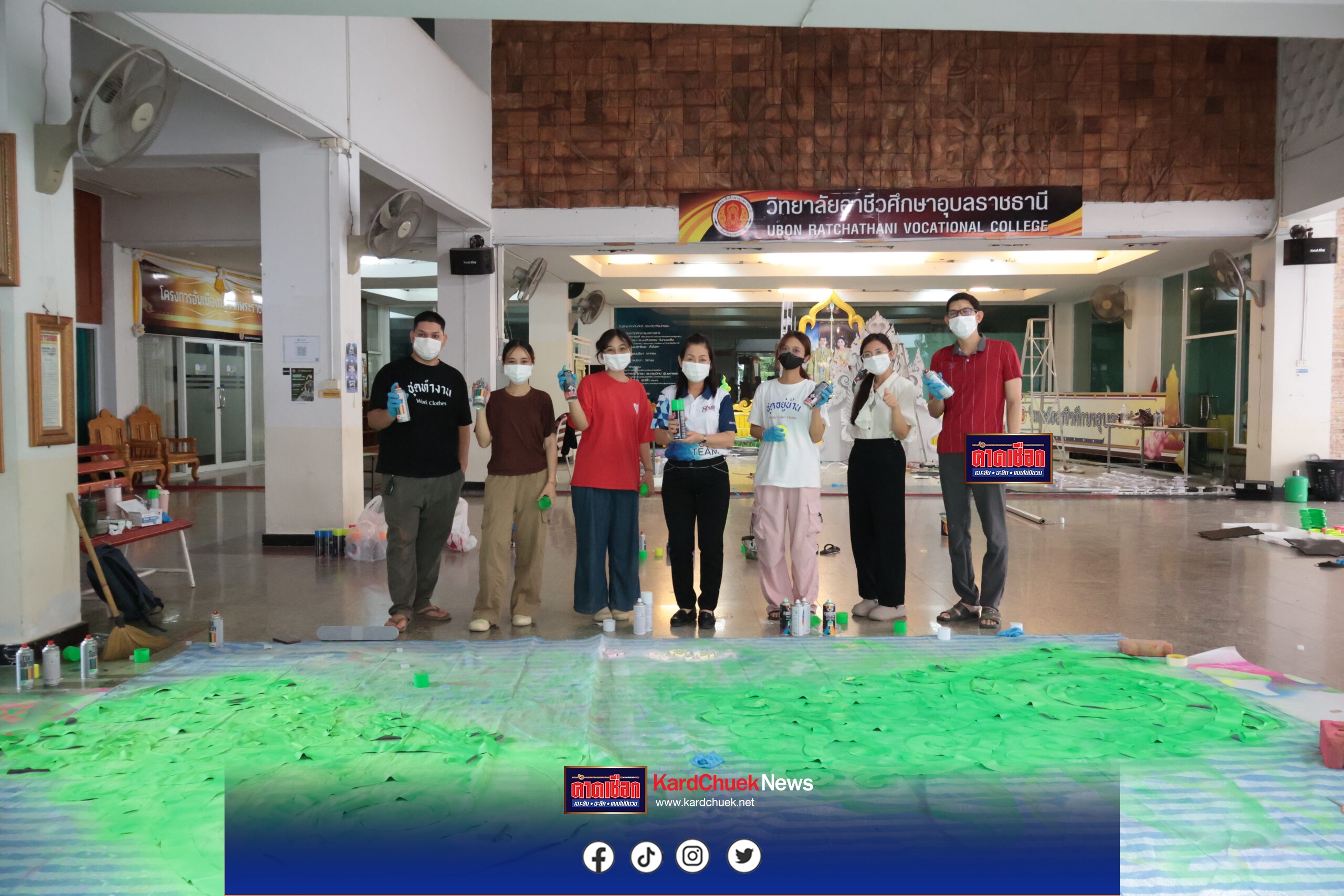 ครั้งแรกในประวัติศาสตร์เมืองอุบลฯที่หาชมได้ยาก อาชีวะอุบลฯ จับมือ ททท.