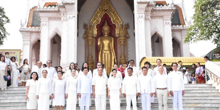 วธ.นครปฐมจัดพิธีบำเพ็ญกุศลเนื่องในวันอาสาฬหบูชา ประจำปี 2568