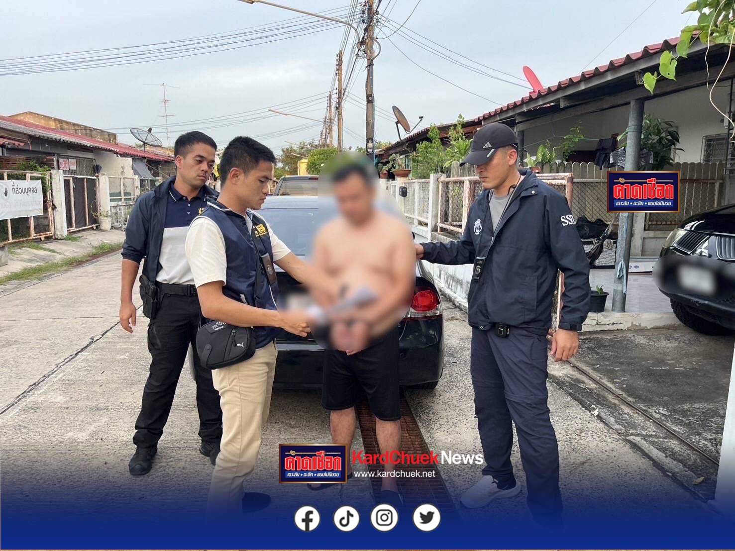 ตามรวบหนุ่มยิงคู่อริหวังชำระแค้น หลบหนีหมายจับนานกว่า 10 ปี