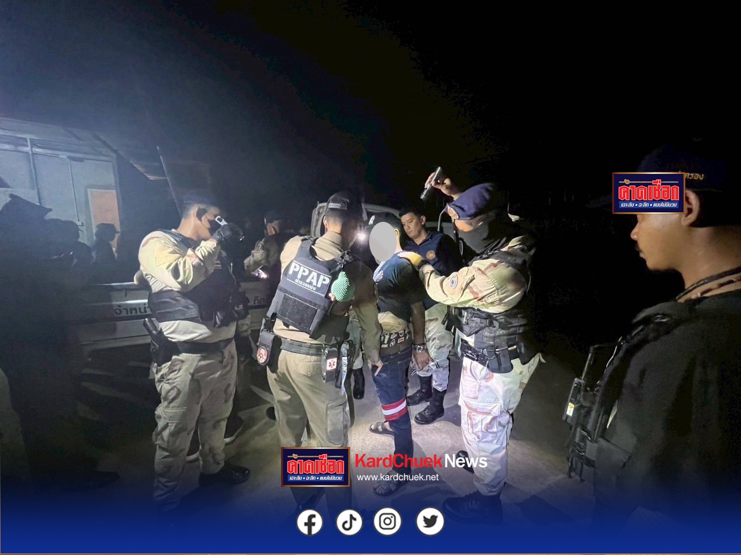 สุ่มตรวจผับดังปราจีนบุรี ตามนโยบายเร่งด่วนด้านการป้องกันยาเสพติดได้ปืน