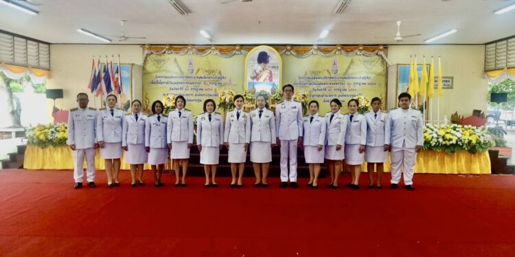 นครปฐม สปส.นครปฐมร่วมพิธีทางศาสนามหามงคลและพิธีเจริญพระพุทธมนต์ พิธีทำบุญตักบาตรถวายพระราชกุศล เนื่องในโอกาสวันเฉลิมพระชนมพรรษา 6 รอบ 28 กรกฎาคม 2568