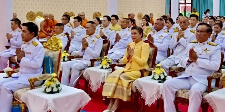 “พล.ต.ต.อังกูร” ร่วมบำเพ็ญกุศลน้อมถวายพระพรชัยมงคล ในโอกาสวันเฉลิมพระชนมพรรษาพระบาทสมเด็จพระเจ้าอยู่หัวฯ