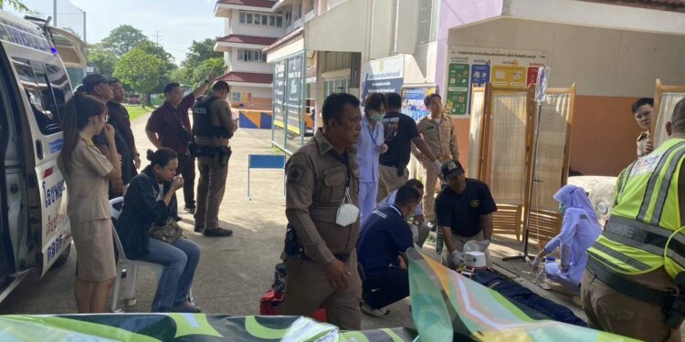 นนทบุรี วงจรปิด นร.หญิง ม.ต้น ดิ่งชั้น 7 อาคารเรียนดับเพื่อนเผยผู้ตายส่งแชทบอกลา