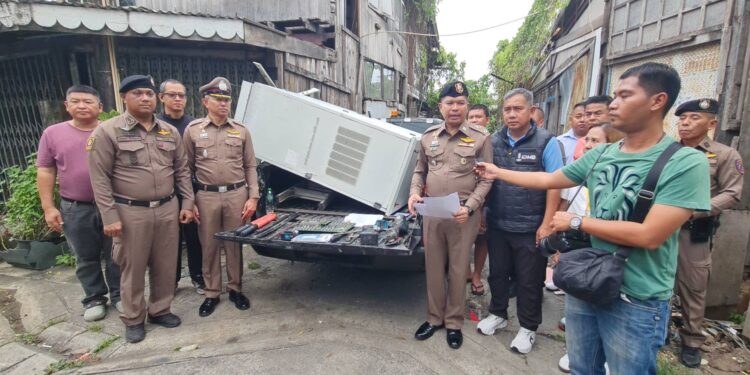 สืบนครบาลรวบ2หนุ่มตระเวนลักสายไฟสัญาณตู้โทรศัพท์