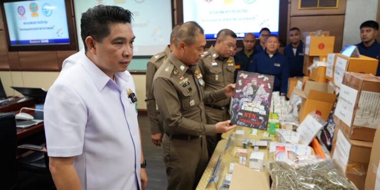 ก.สาธารณสุขประสานตำรวจกองสืบนครบาล ลุยกวาดจับยากล่อมประสาท