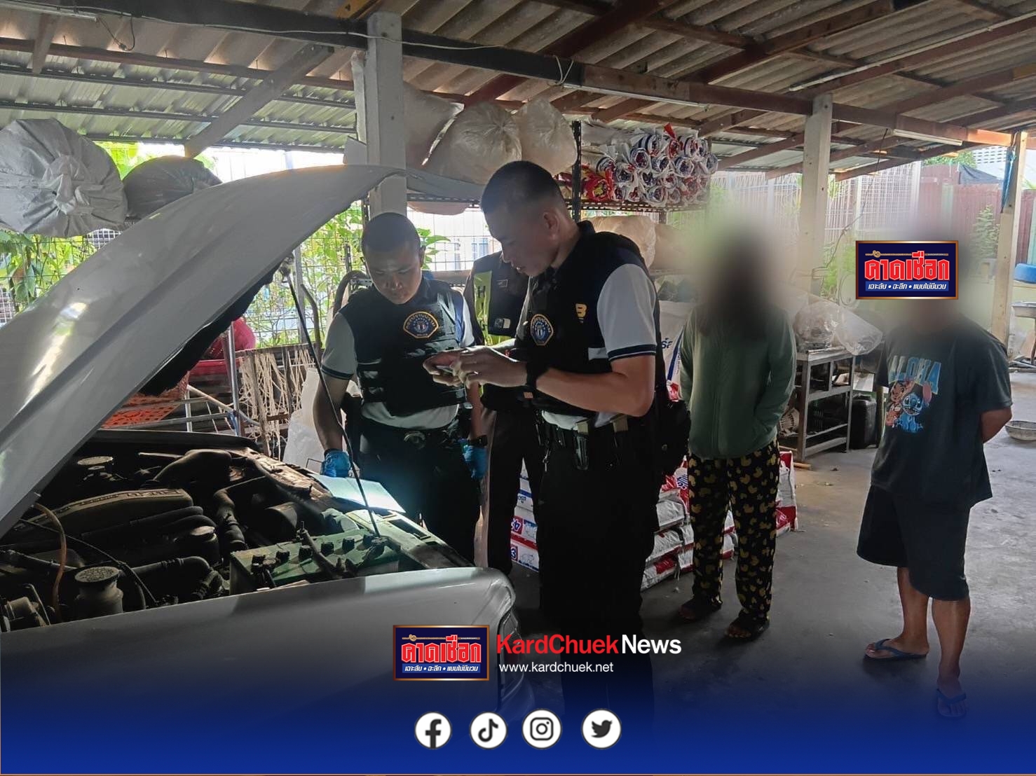 เปิดปฏิบัติการ “สยบขบวนการขายรถหลุด ป้ายปลอม เล่มผี ภาษีเก๊” เข้าค้น 14 จุดทั่วประเทศ