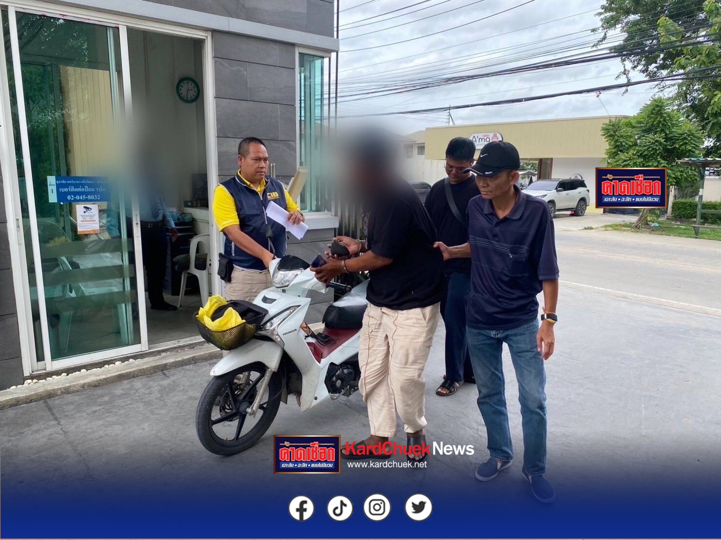 รวบหนุ่มใจบาป งัดตู้บริจาคเงินวัด ก่อนหนีหมายศาล