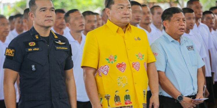หลวงพี่น้ำฝน นำคณะสงฆ์ วัดไผ่ล้อม ฯ นครปฐม ขับเคลื่อนโครงการ เจริญพระพุทธมนต์ พระพรชัยมงคลแด่พระบาทสมเด็จพระเจ้าอยู่หัวฯ