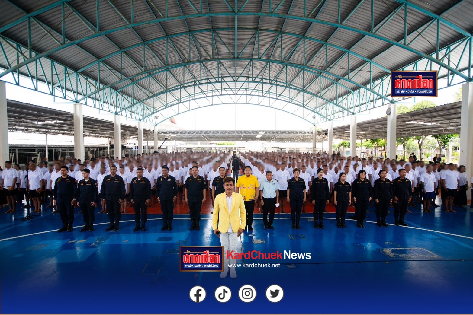 นครปฐม หลวงพี่น้ำฝน นำคณะสงฆ์ วัดไผ่ล้อม ฯ นครปฐม ขับเคลื่อนโครงการ เจริญพระพุทธมนต์ พระพรชัยมงคลแด่พระบาทสมเด็จพระเจ้าอยู่หัวฯ