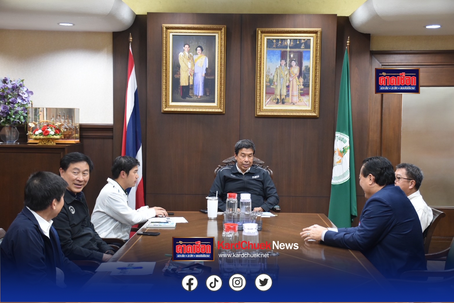 ผู้บริหาร บจก.อากาศสดใส ผู้ผลิตหอฟอกอากาศ “ตะวันฉาย” กำจัดฝุ่น PM 2.5 เข้าพบท่านผู้ว่าราชการกรุงเทพมหานคร