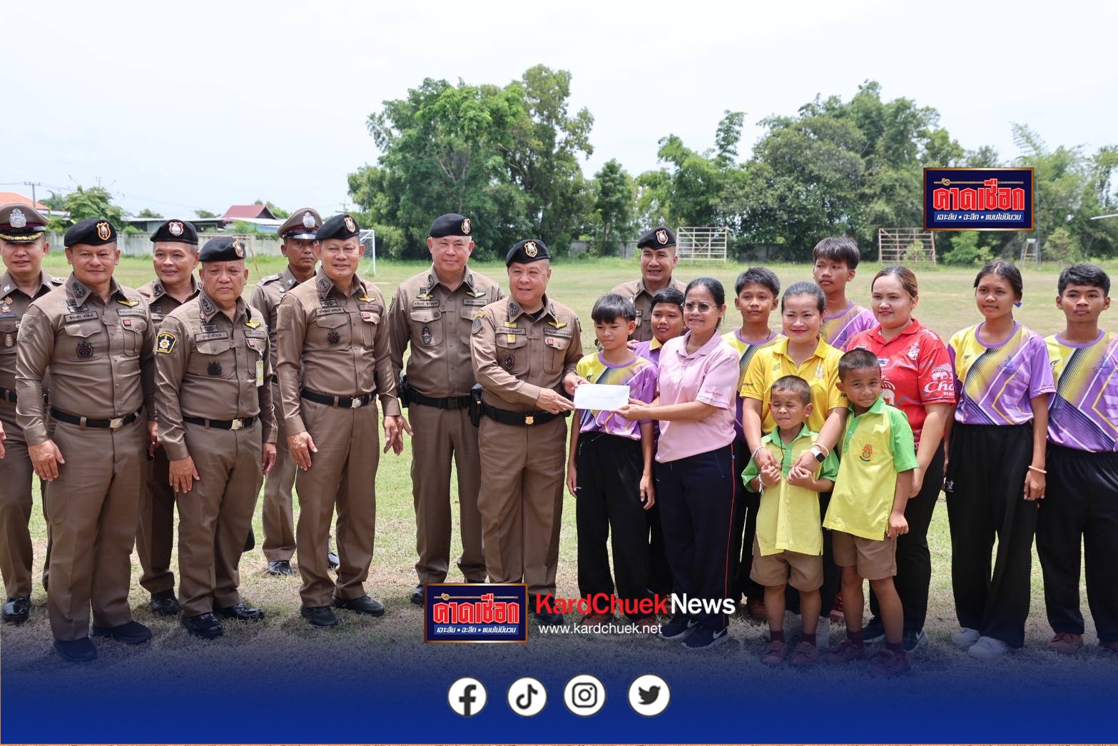 “บิ๊กอ้อ” ตรวจเยี่ยมบำรุงขวัญตำรวจภูธรภาค 3 พื้นที่จ.สุรินทร์ บุรีรัมย์ และโคราช