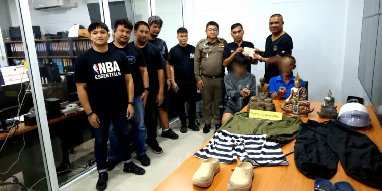 สืบเพชรเกษมรวบสองโจรย่องเบาลักทรัพย์พระเครื่อง