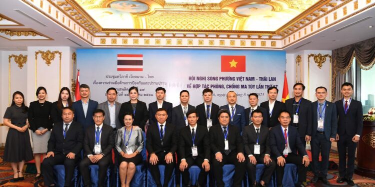 เลขาฯ ป.ป.ส. พบอธิบดีกรมตำรวจปราบปรามยาเสพติดเวียดนาม หารือความร่วมมือสกัดกั้นสารตั้งต้นไม่ให้เข้าสู่แหล่งผลิต