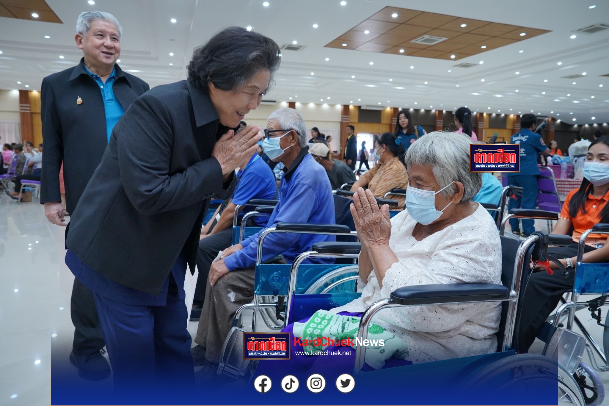 มูลนิธิป่อเต็กตึ๊งขยายโอกาส สร้างอาชีพ สร้างชีวิตอย่างเท่าเทียมแก่ชาวนครราชสีมา มอบอุปกรณ์ประกอบอาชีพแก่สตรี บุรุษ พ่อเลี้ยงเดี่ยว หรือผู้ที่มีความหลากหลายทางเพศ พร้อมมอบวีลแชร์แก่ผู้พิการ และนำหน่วยแพทย์เคลื่อนที่ออกบริการฟรี ณ โรงเรียนสุรนารีวิทยา อำเภอเมือง จังหวัดนครราชสีมา