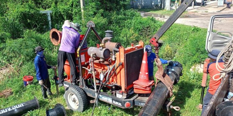 อบจ.อุบลฯพร้อมรับมือน้ำท้ำท่วม