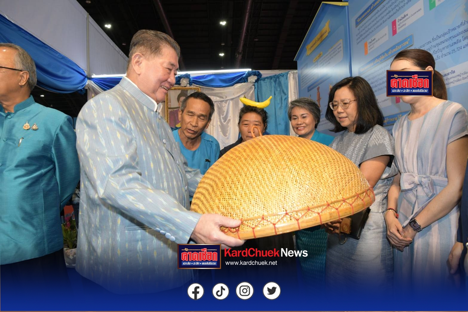 นนทบุรี-เปิดงาน “ศิลปาชีพประทีปไทย OTOP หลอมดวงใจ ด้วยพระบารมี” ปี 2568