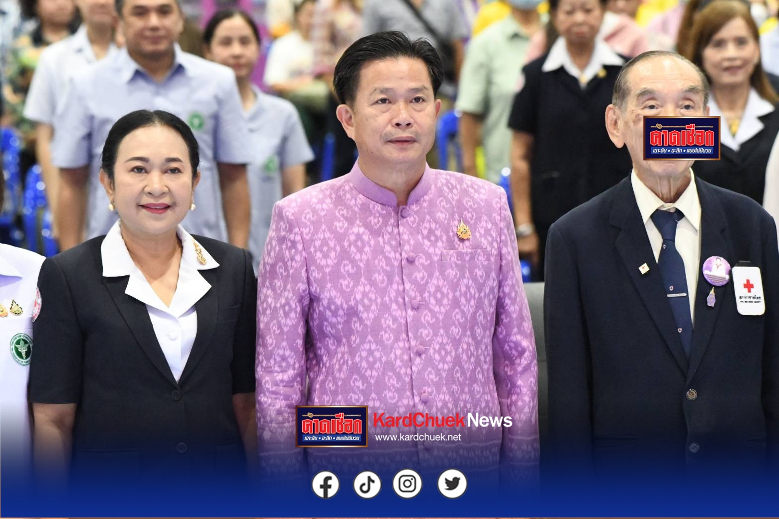 นนทบุรี : จัดโครงการเฉลิมพระเกียรติฯ เพื่อสำรวจประชาชนที่มีความเสี่ยงโรคพาร์กินสัน