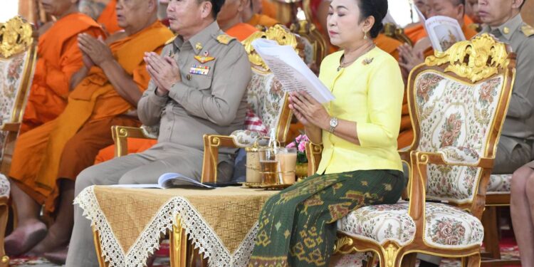 นนทบุรี – พิธีเจริญพระพุทธมนต์ถวายพระพรชัยมงคลแด่พระบาทสมเด็จพระเจ้าอยู่หัว และพระบรมวงศานุวงศ์ ประจำปีพุทธศักราช 2568 (ครั้งที่ 8)