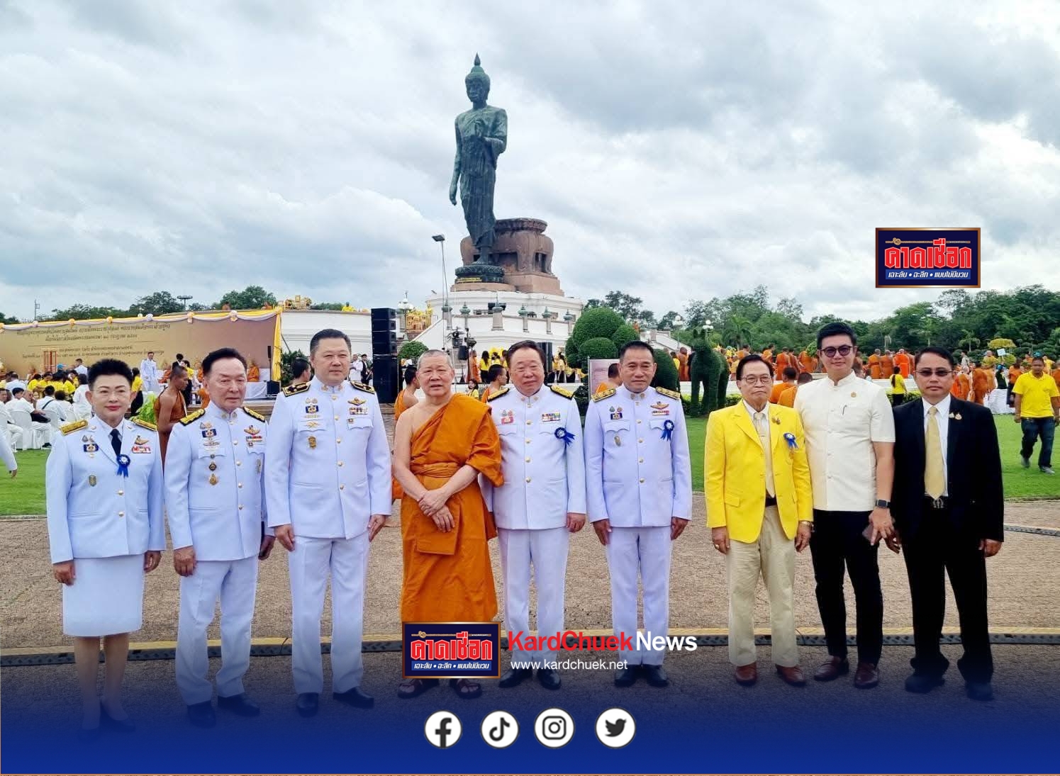 สกลนคร ดร.มหานิยมเผยข่าวดี ครม.อนุมัติที่ดินของวัดในพื้นที่ของรัฐเพื่อออกโฉนดเป็นที่ธรณีสงฆ์แล้ว