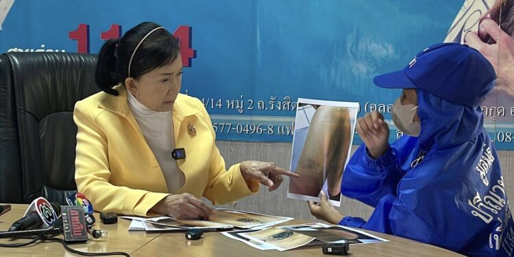 ปทุมธานี สาวร้อง”ปวีณา” ถูกหนุ่มเทนเนอร์ค่ายมวยดังซ้อมทารุนดำเนินคดีให้ถึงที่สุด