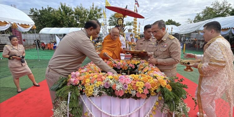 ปทุมธานี ผู้ว่าปทุมฯ วางศิลาฤกษ์ “โรงพยาบาลเทศบาลท่าโขลง”