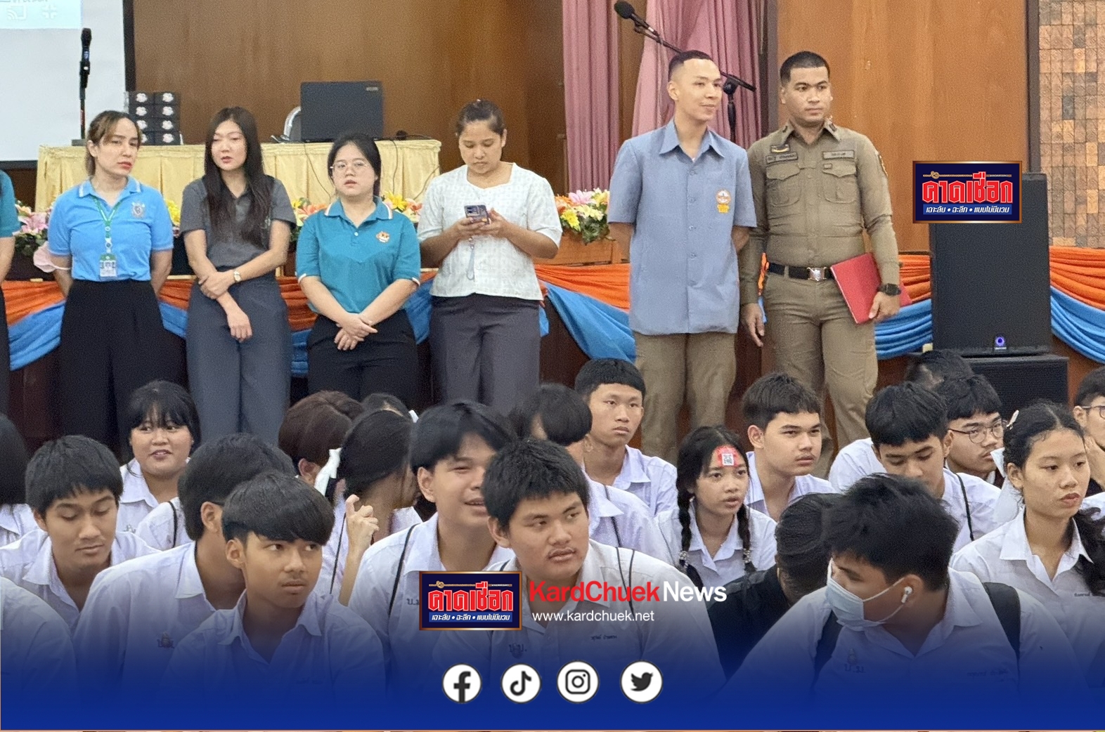 ”ผกก.สน.บวรมงคล“ขานรับนโยบาย น.1 สั่งเดินเครื่องโครงการส่งเสริมความปลอดภัยในเด็กฯ”บุหรี่ไฟฟ้าคือภัย สวมหมวกนิรภัยคือทางรอด ให้ นร.รร.วัดลิงขบ