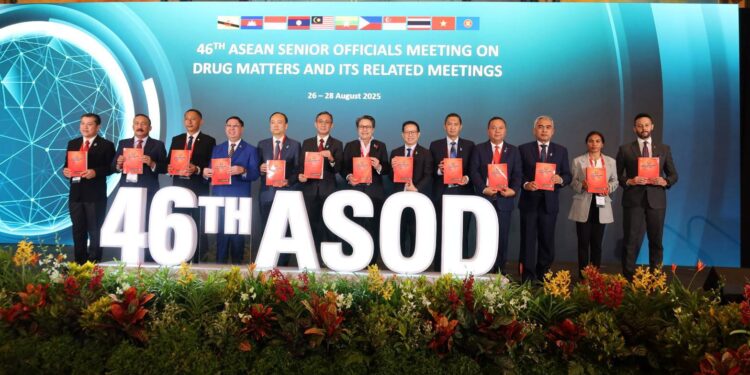ไทยร่วมประชุม ASOD ครั้งที่ 46 ที่สิงคโปร์ เดินหน้าความร่วมมืออาเซียนต้านภัยยาเสพติด พร้อมรับ ไม้ต่อเจ้าภาพปีหน้า