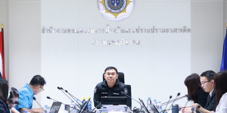 ป.ป.ส. อนุมัติจ่ายเงินกว่า 9 ล้านบาท หนุนกำลังเจ้าหน้าที่ และผู้แจ้งเบาะแสคดียาเสพติด ร่วมสกัดกั้นและปราบปรามยาเสพติดอย่างยั่งยืน