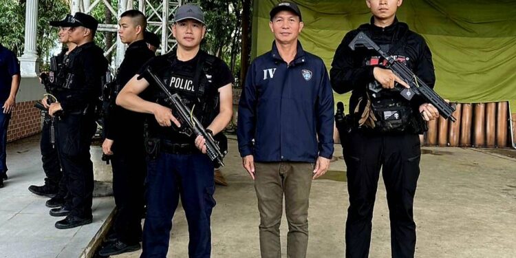 ตรวจเยี่ยมชุดอบรมปฏิบัติการพิเศษทางยุทธวิธีระดับสถานีตำรวจในสังกัด บช.น.