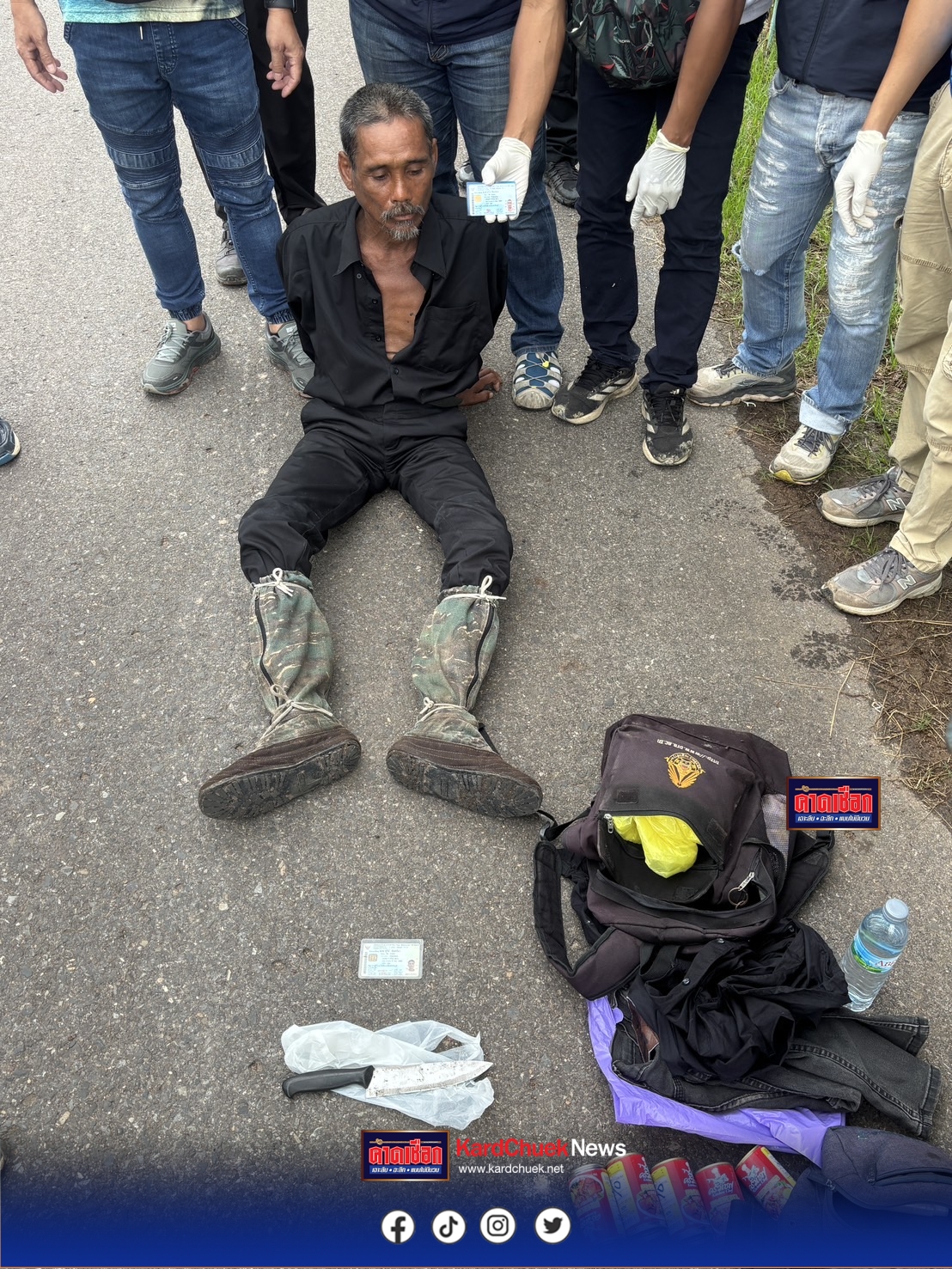 ปราจีนบุรี – 2 หนุ่มใหญ่คนเลี้ยงควายทะเลาะวิวาทใช้อาวุธมีดแทงกันไส้ไหลตายอนาถ! หลังเกิดเหตุ ตร.ตามจับได้ภายใน 2-3 ชม.ขณะคนร้ายกำลังหลบหนี