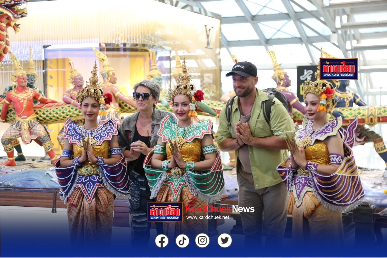 สมุทรปราการ ท่าอากาศยานสุวรรณภูมิจัดแสดง “กินรีกินราหรรษา” โชว์มนต์เสน่ห์นาฏศิลป์ไทยสู่สากล