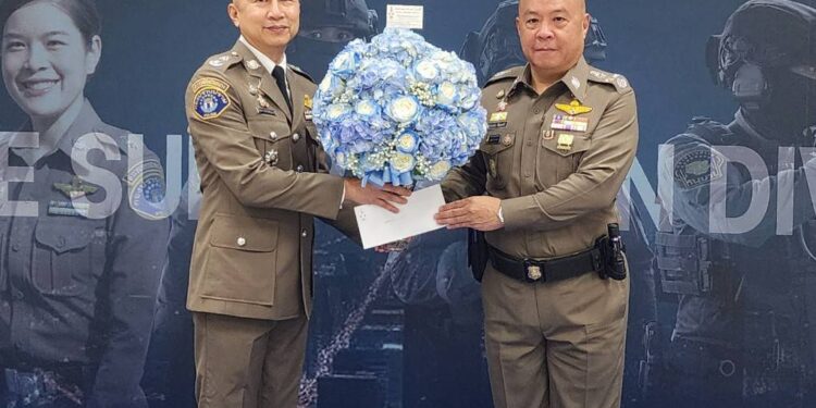 ‘บิ๊กอ้อ’ คืนถิ่น ร่วมยินดี 77 ปี กองปราบปราม