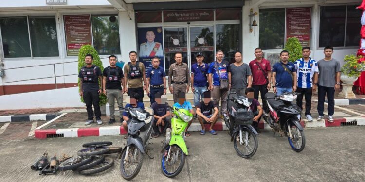 ปราจีนบุรี(คืบหน้า) – รวบ 4 โจ๋ศรีชาวมหาโพฺธิบุกชำแหละชิ้นส่วนรถจยย.คาที่ตรวจยึดรถโรงพักประจันตคามได้เพียงข้ามวันหลัง ตามจากกล้องวงจรปิด