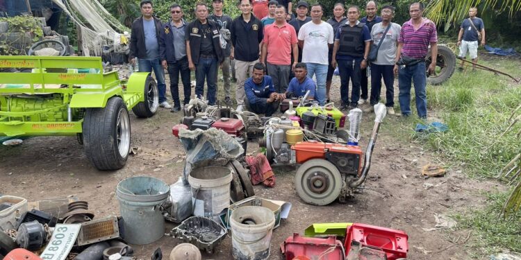 ปทุมธานี สืบหนองเสือรวบ 2 โจรแสบลักเครื่องสูบน้ำเข้านาชาวบ้าน