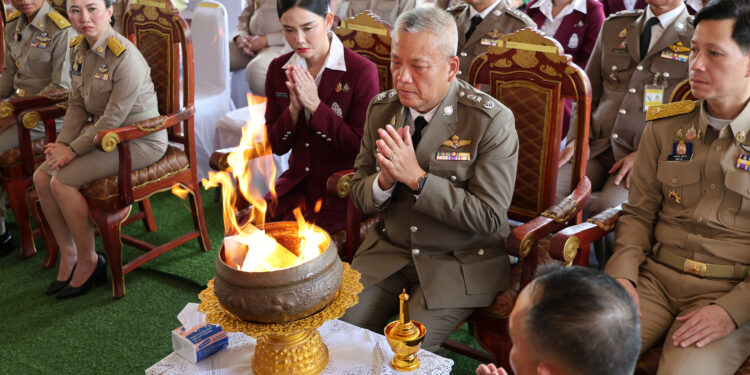 ตำรวจภูธรจังหวัดสุรินทร์ จัดพิธีวันตำรวจ ประจำปี พ.ศ. 2568