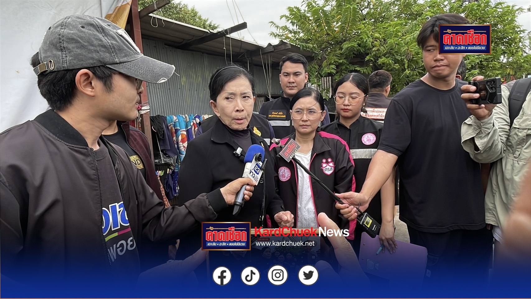 ปทุมธานี ปวีณาพาตำรวจ-พม.บุกช่วยเด็ก 7 ขวบคุมตัวแม่บังคับลูกส่งยาเอาเงินไปปั่นสลอต-เสพยาบ้า