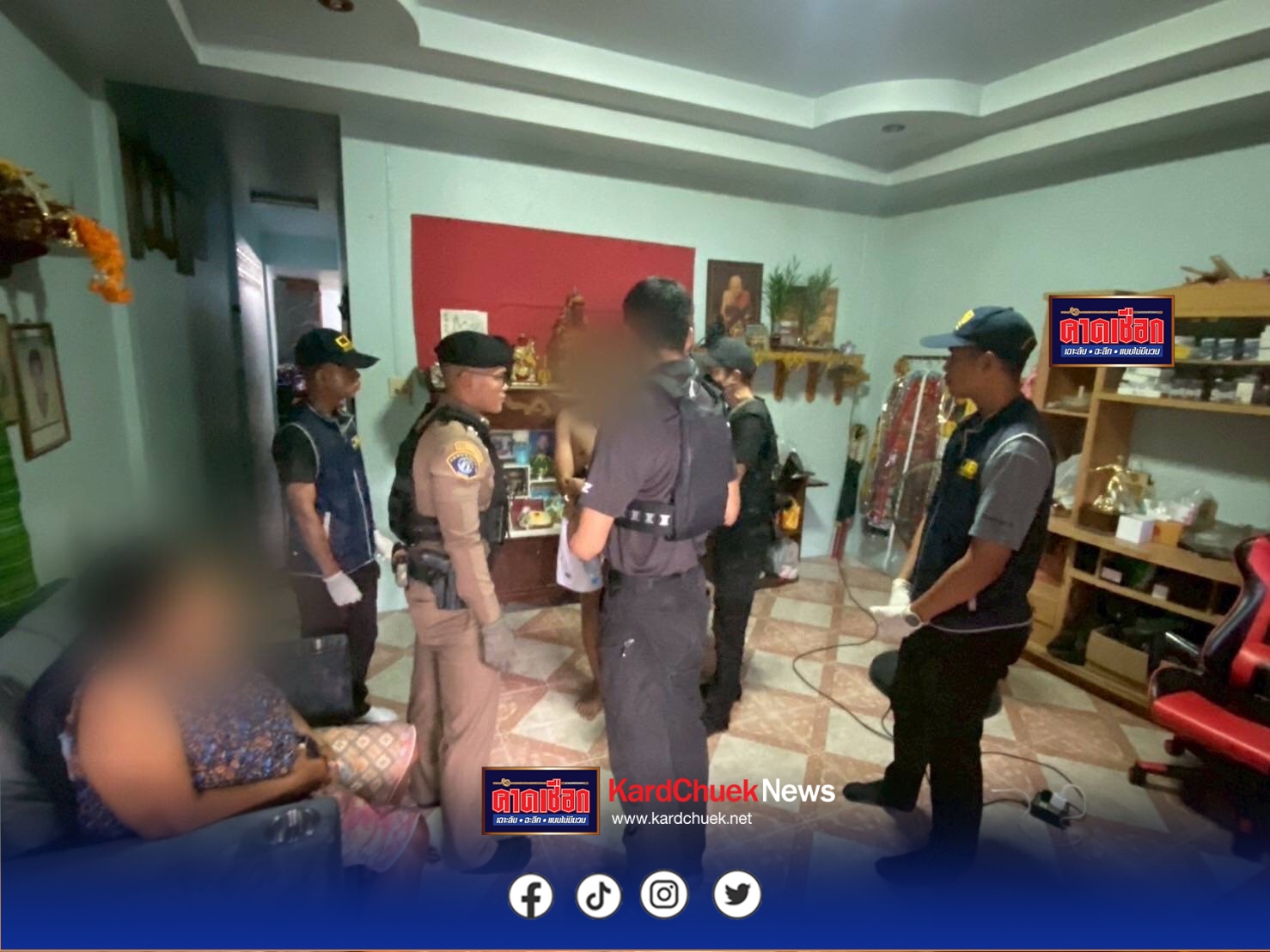 กองปราบเปิดปฏิบัติการปิดล้อมตรวจค้น ทลายเครือข่ายยาเสพติด “โจ้ โหนทรายทอง”
