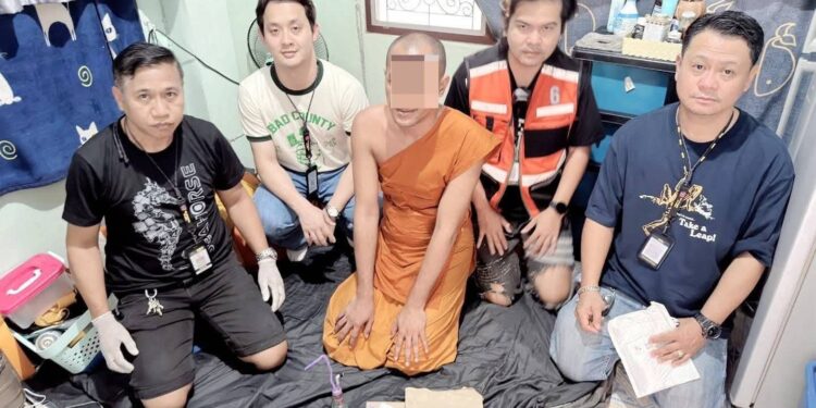 191 บุกรวบ “หลวงพี่” คากุฏิ! มั่วสุมเสพยา-ซุกหนุ่ม ขยายผลจับผู้ค้าได้อีกราย