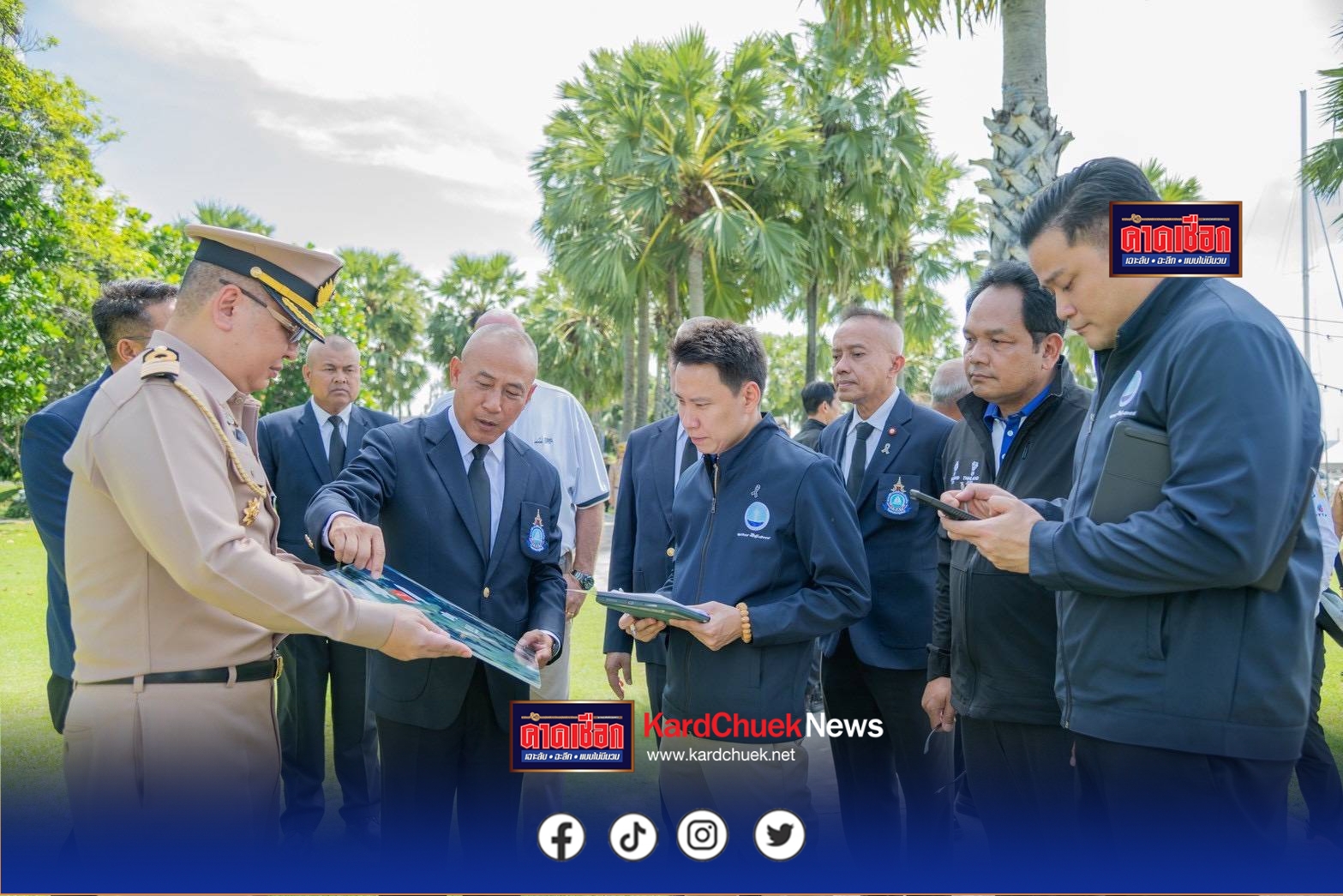 รัฐมนตรีว่าการกระทรวงการท่องเที่ยวและกีฬา ติดตามการเก็บตัวฝึกซ้อมและทดสอบสนามแข่งขัน กีฬาแข่งเรือใบ ในซีเกมส์ ครั้งที่ 33  