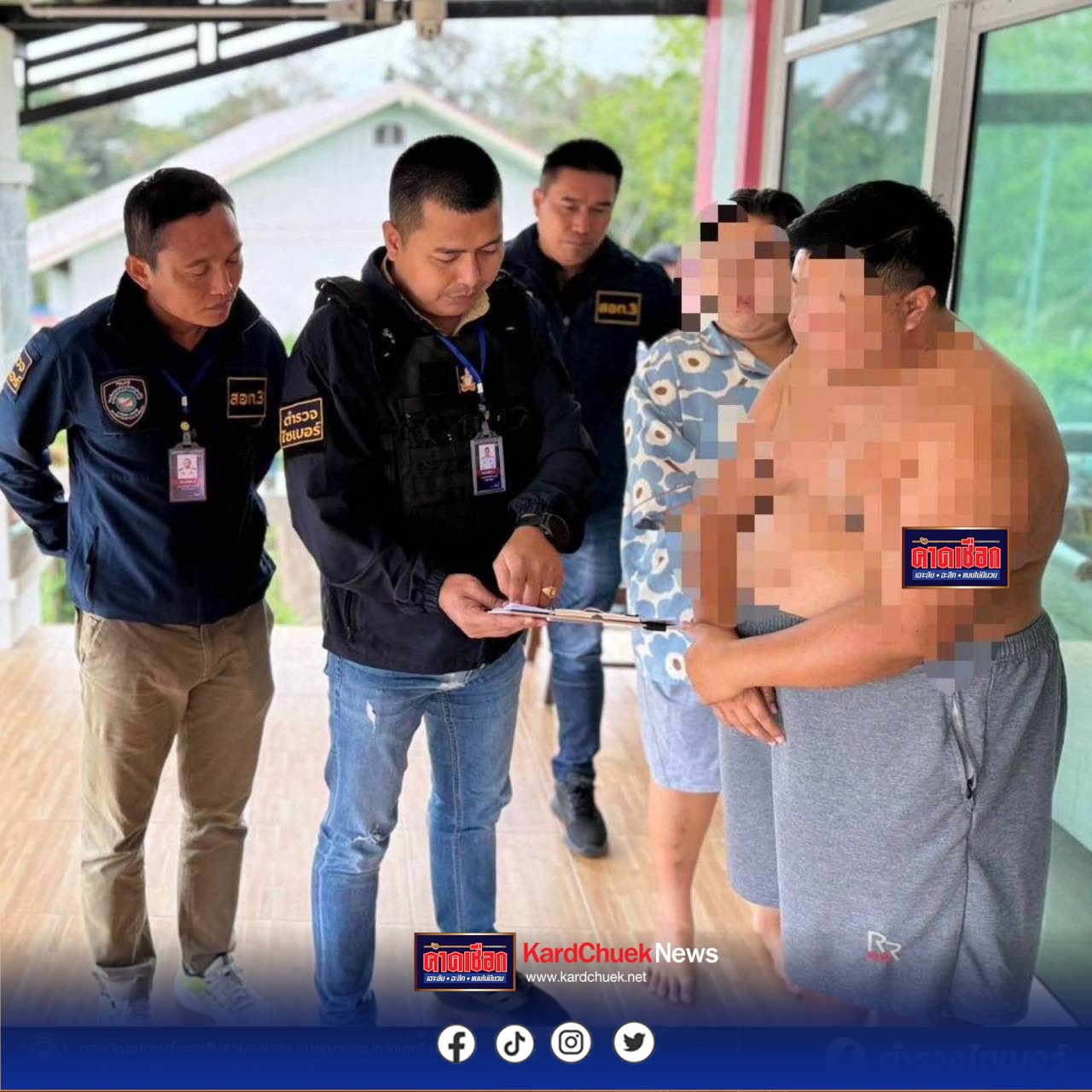 ตร.ไซเบอร์รวบคู่ผัวเมียชาวอุดร เปิดร้านค้าออนไลน์ขายปืนเถื่อน และรวบสาวใหญ่ชาวสุราษฎร์ครอบครองปืนเถื่อน