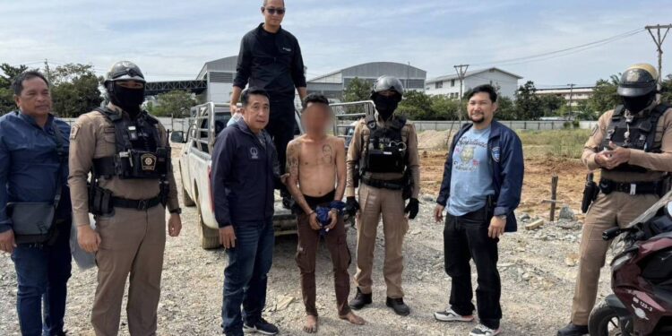 สืบ 9 ร่วมสืบบางบอน รวบหนุ่มเมียนมาร์แทงเพื่อนร่วมชาติเจ็บสาหัส หลังไม่พอใจถูกเตือนกินเหล้าส่งเสียงดัง