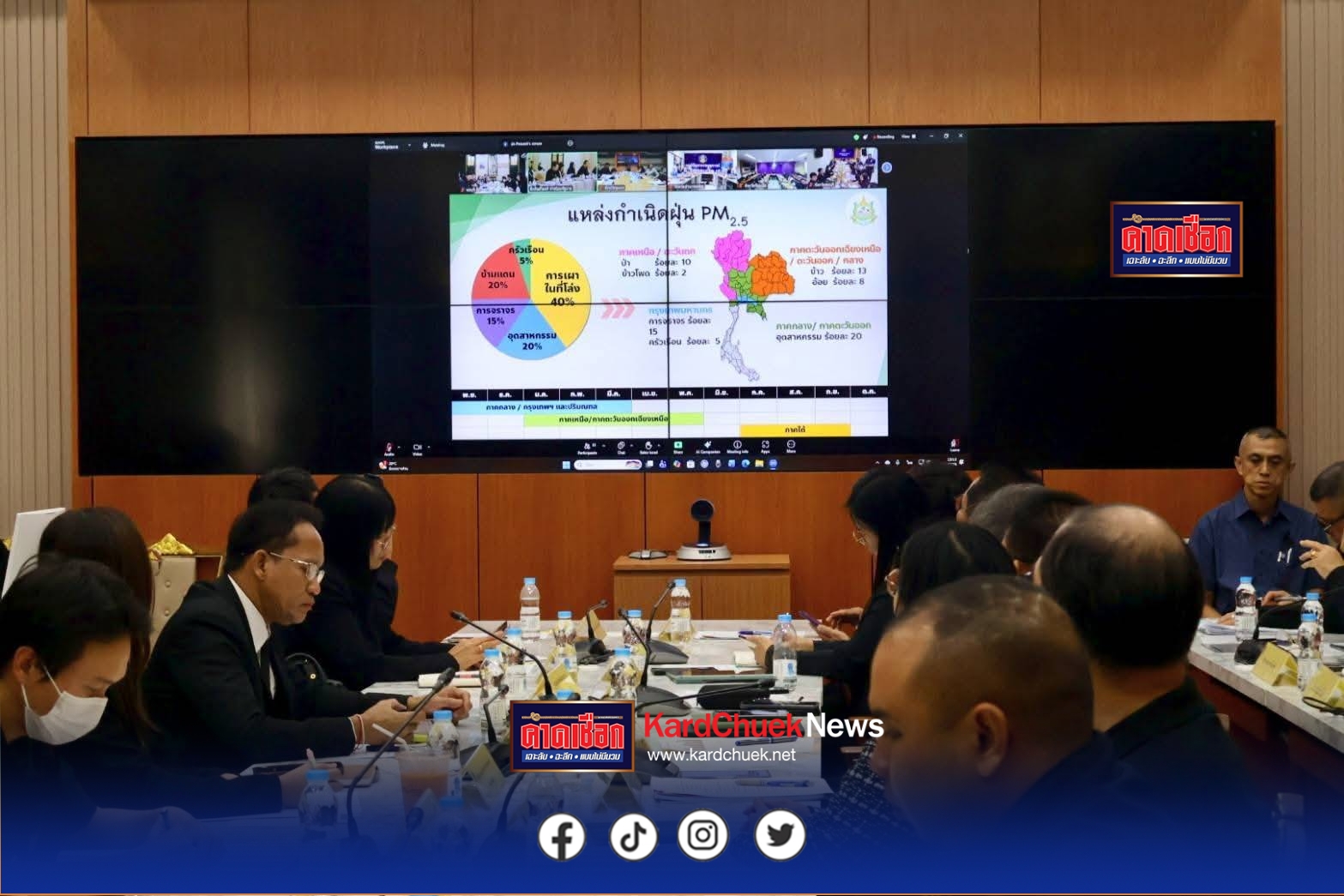 รองนายกรัฐมนตรี นำทีมบูรณาการทั่วประเทศเตรียมพร้อมรับมือไฟป่า–หมอกควัน–ฝุ่นพิษ PM2.5 ปี 2569 ใช้ Single Command สั่งการเข้ม ป้องกันสุขภาพประชาชน